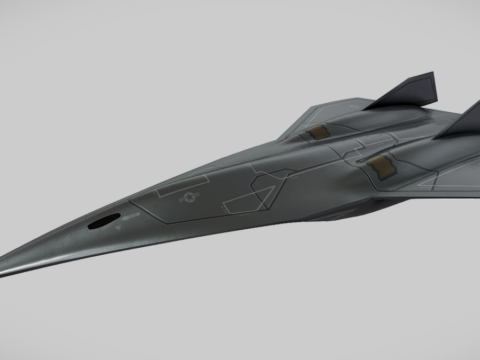 Lockheed Martin SR72 Darkstar | TopGun: Maverick 3d model
