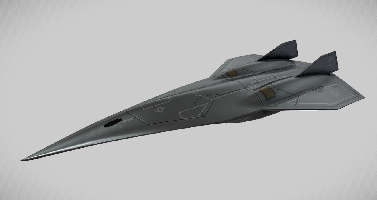 Lockheed Martin SR72 Darkstar | TopGun: Maverick 3d model