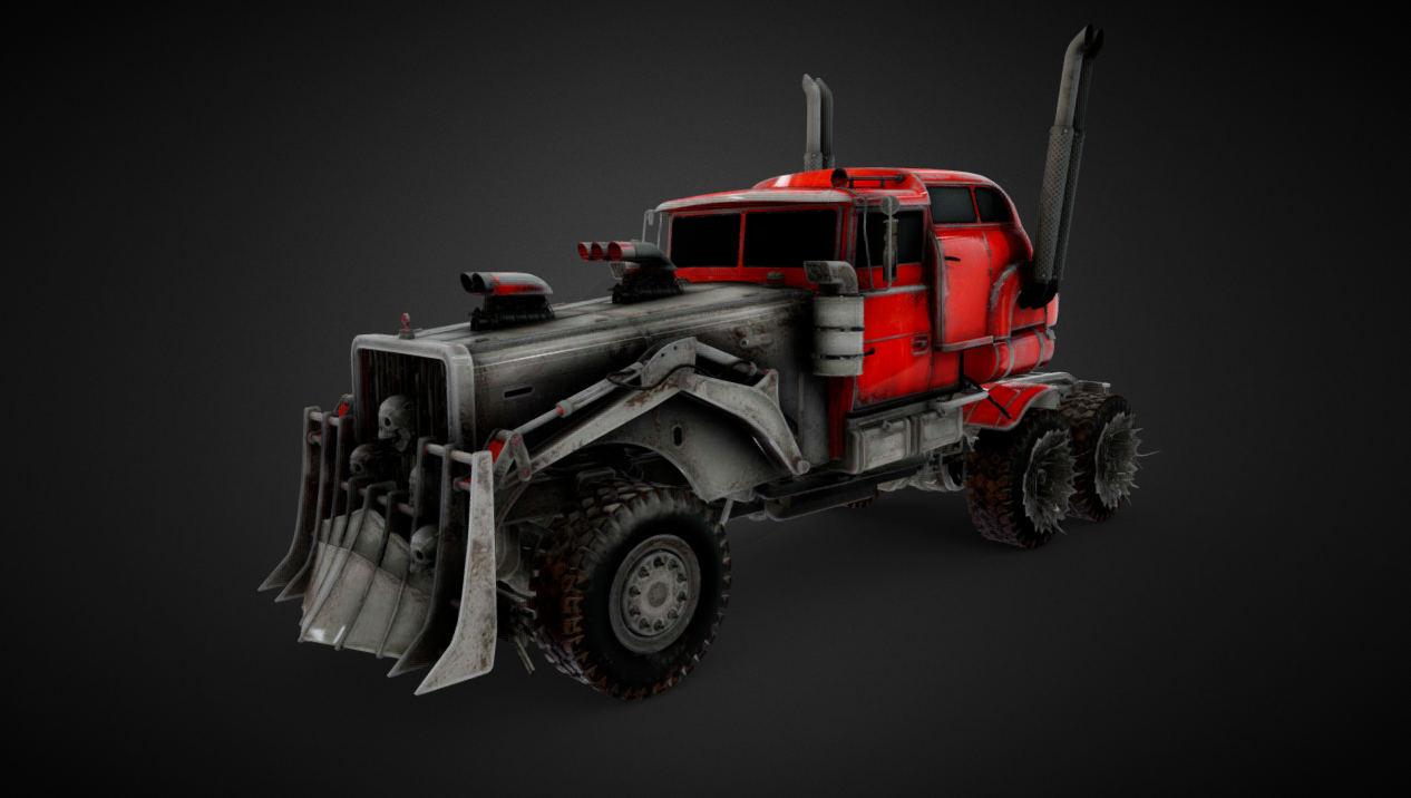 Mad Max Fighter Truck 3d model