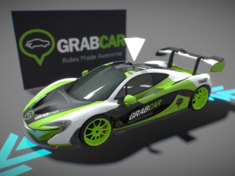 Mclaren Grabcar 3d model