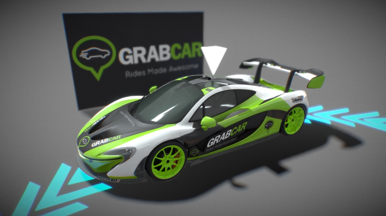 Mclaren Grabcar 3d model