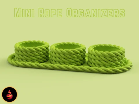 Mini Rope Organizers 3d model