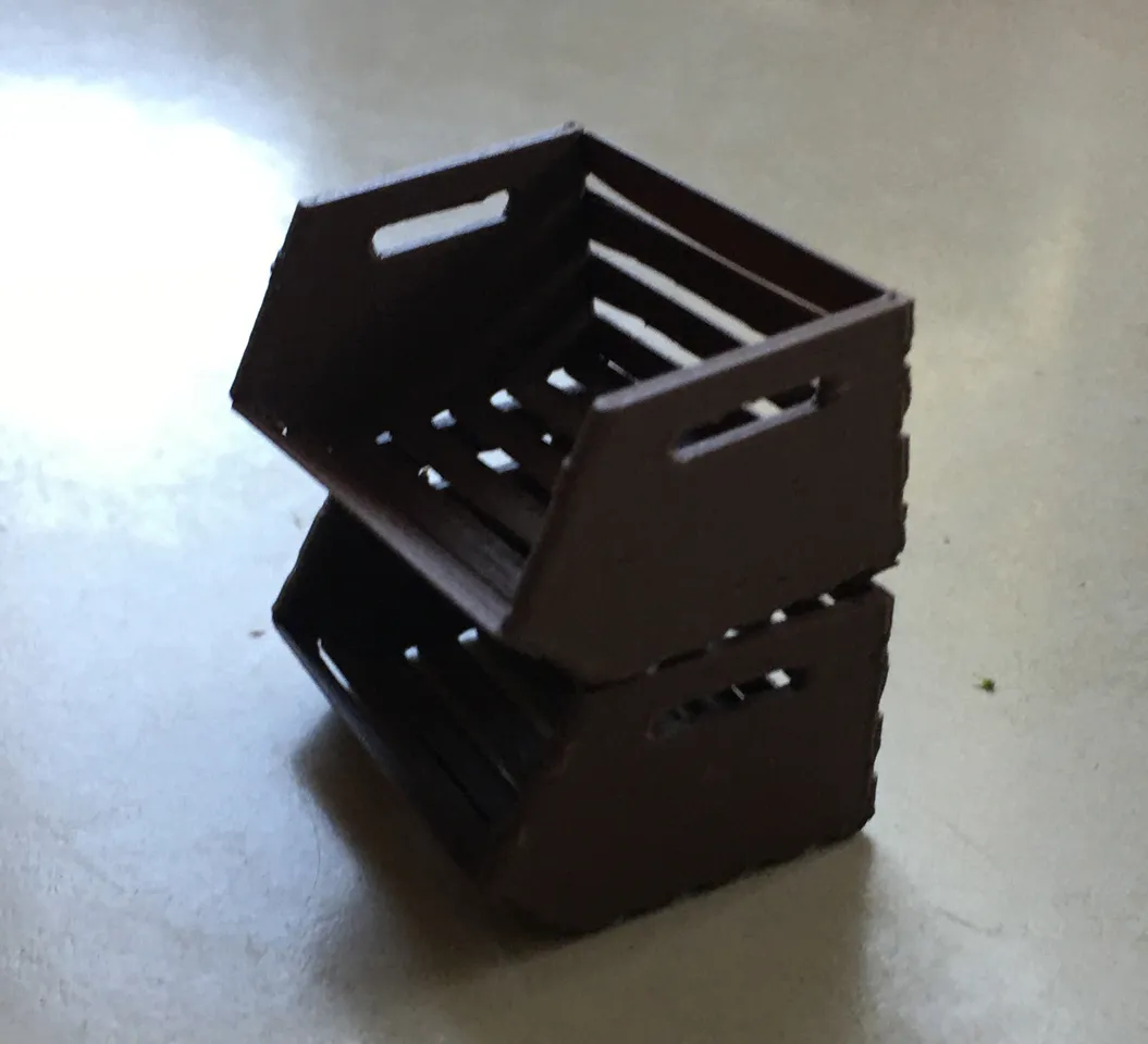 Mini Stacking Crate 3d model
