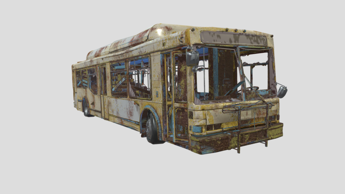 Old Bus 3d model