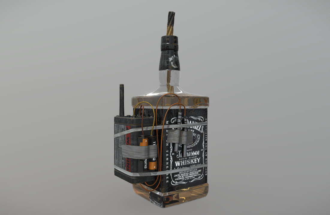 PETROL BOMB 3d model