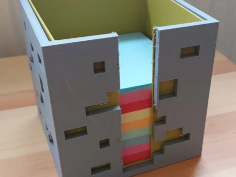 Post-it Box Minecraft Ore 3d model