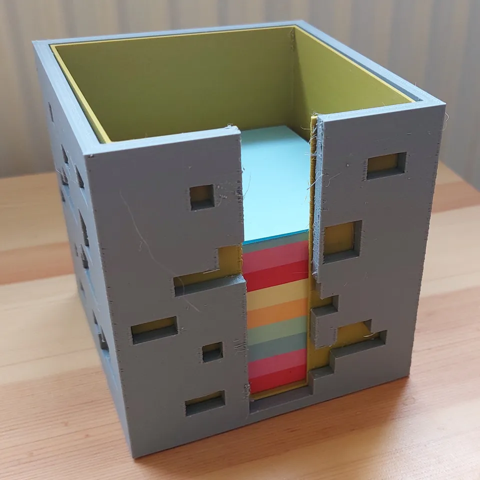 Post-it Box Minecraft Ore 3d model