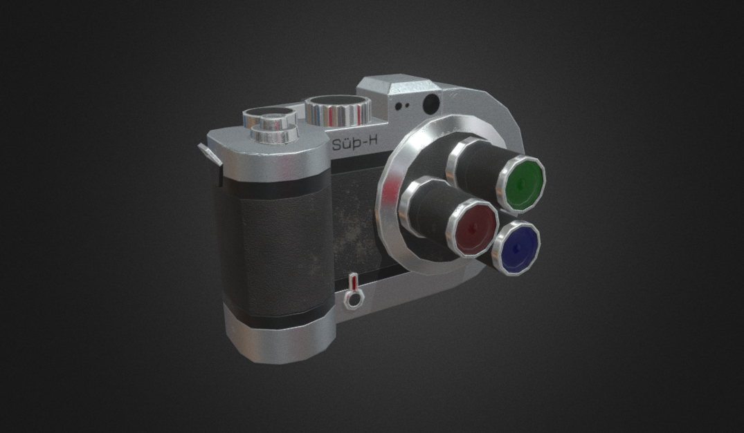 Sci-Fi Film Camera 3d model