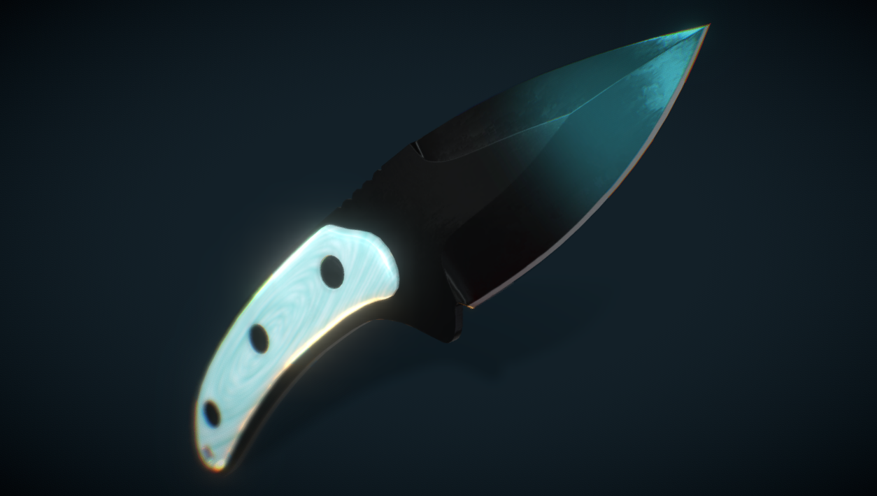 Scorpion knife 3d model
