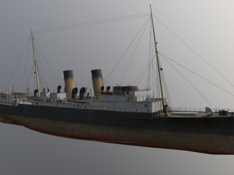 Ship Lorina 3d model