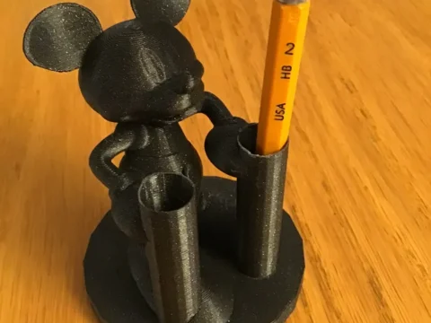 mickey mouse pencil holder 3d model