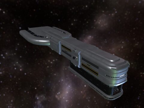 X-Beyond the Frontier: Ancient Terran Carrier 3d model