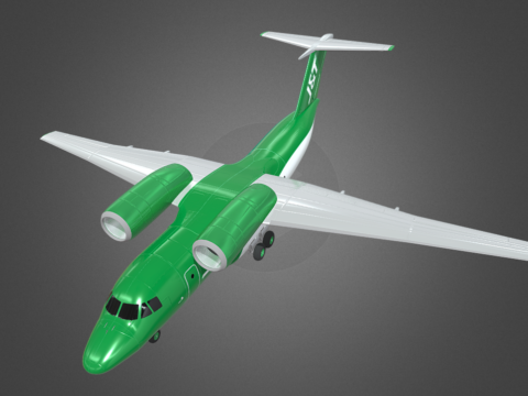 Antonov An-74 3d model