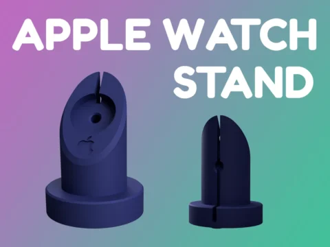 Apple Watch Stand with Charger Slot 3d model