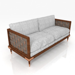 Caracole Inter-Woven Sofa 3d model