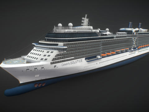 Cruise Ship Solstice 3d model