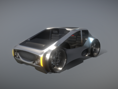 Futuristic Car Design 3d model