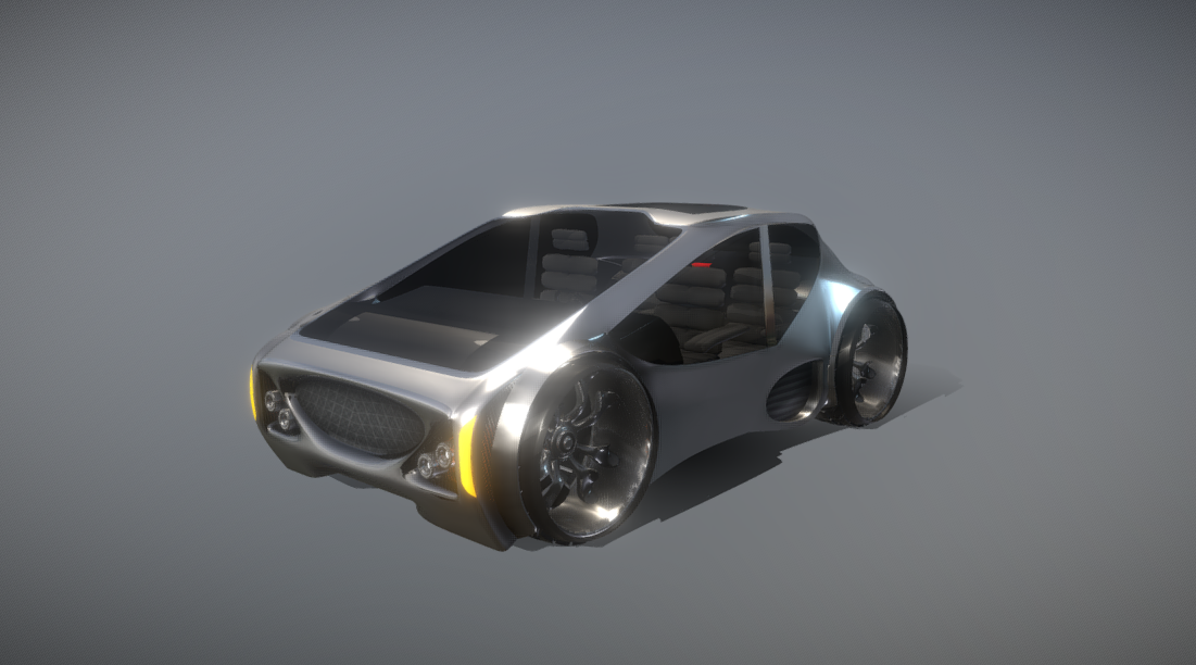 Futuristic Car Design 3d model
