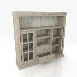 Gustave Cupboard Showcase 3d model