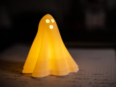 Tealight ghost 3d model