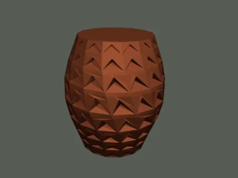 Ancient Clay Pot 3d model