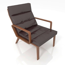 Andoo Lounge Armchair 3d model