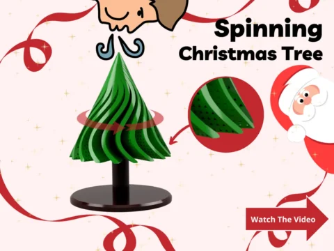 Blow-rotation Christmas Fidget Tree 2 3d model
