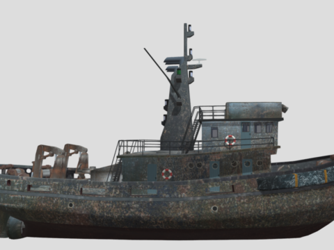 Boat DD 3d model