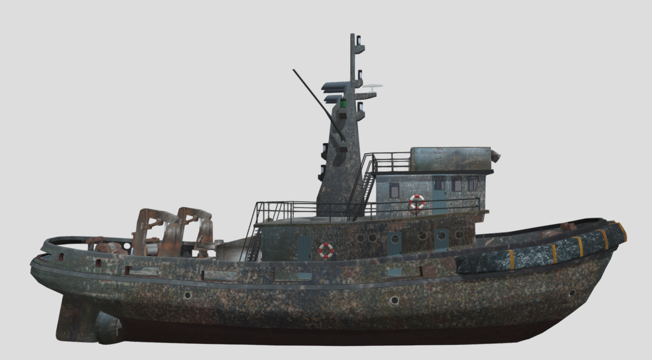 Boat DD 3d model