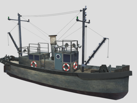 Boat II 3d model