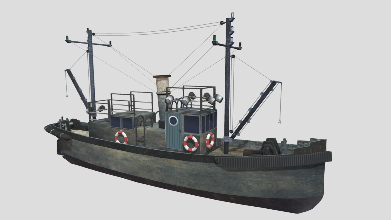 Boat II 3d model