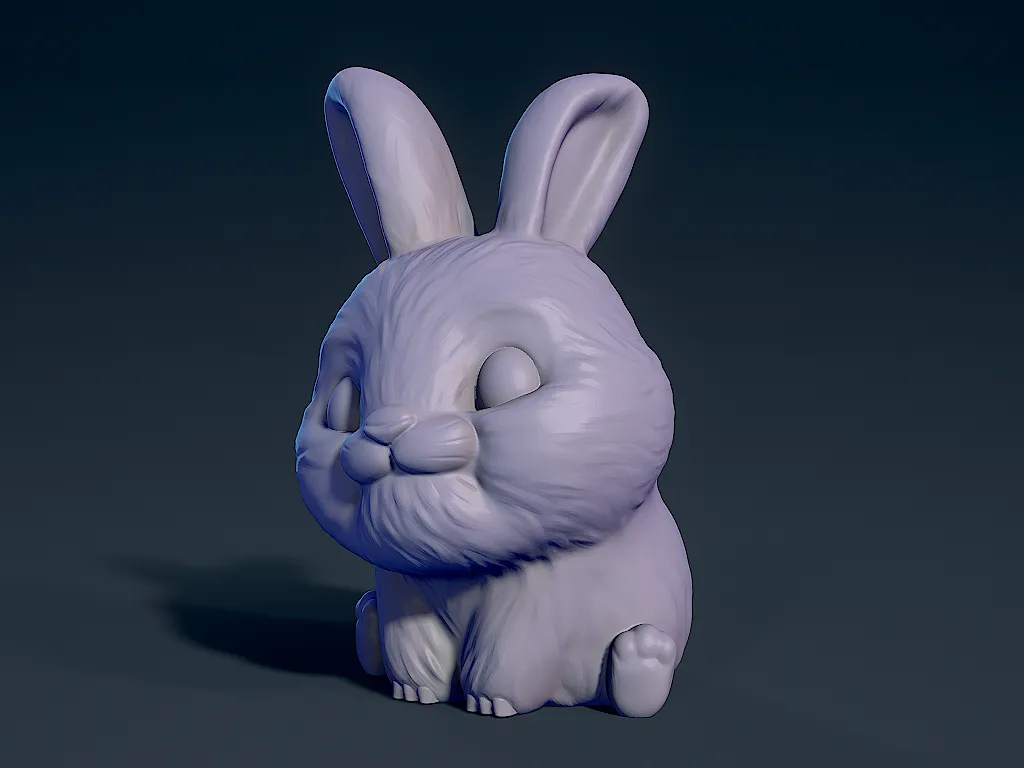 Cute Rabbit 3d model