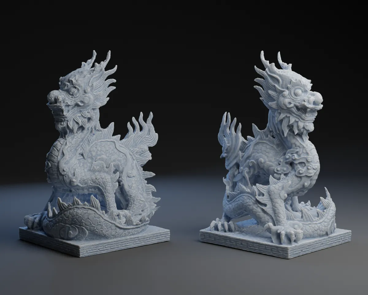 R'ong - Dragons in the Grand Imperial City of Hue  3d model
