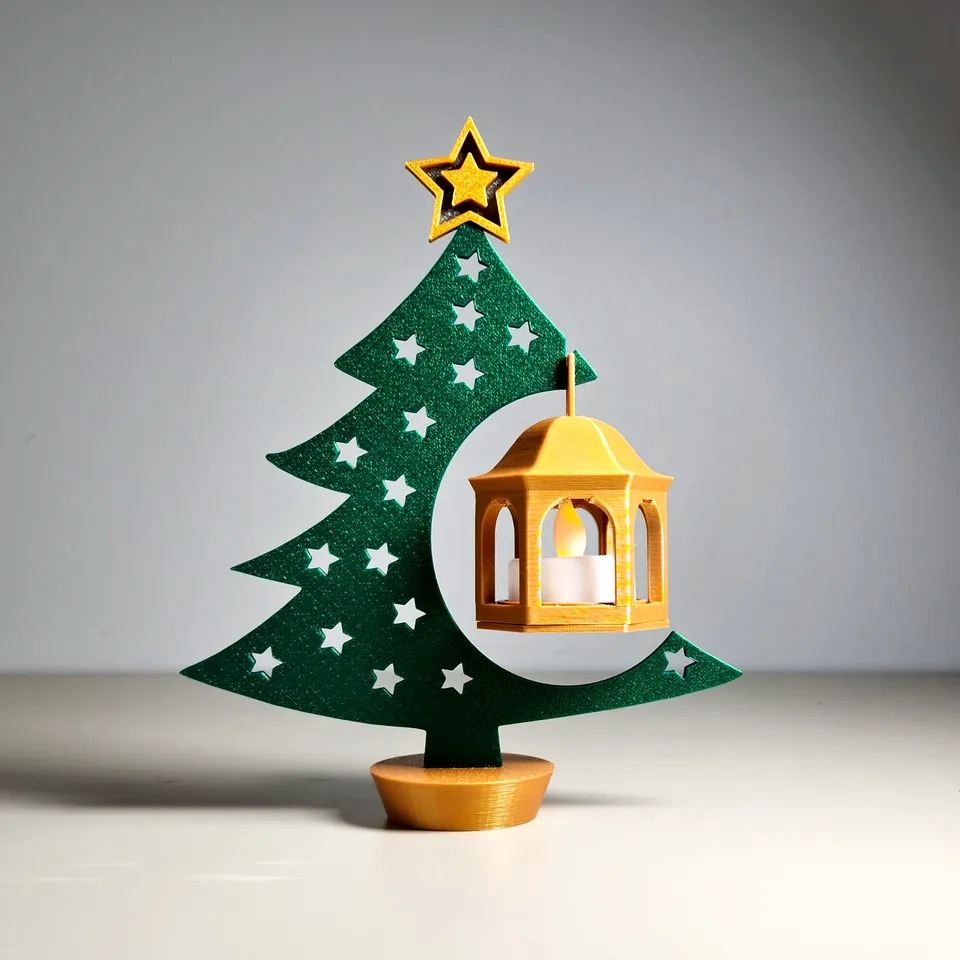 Hanging Lantern Christmas ornament 3d model