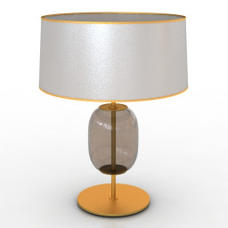 Lamp Blum oval L4B 3d model