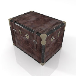 Leather Chest 3d model