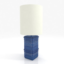 Lee Broom TILE LAMP LARGE BLUE 3d model