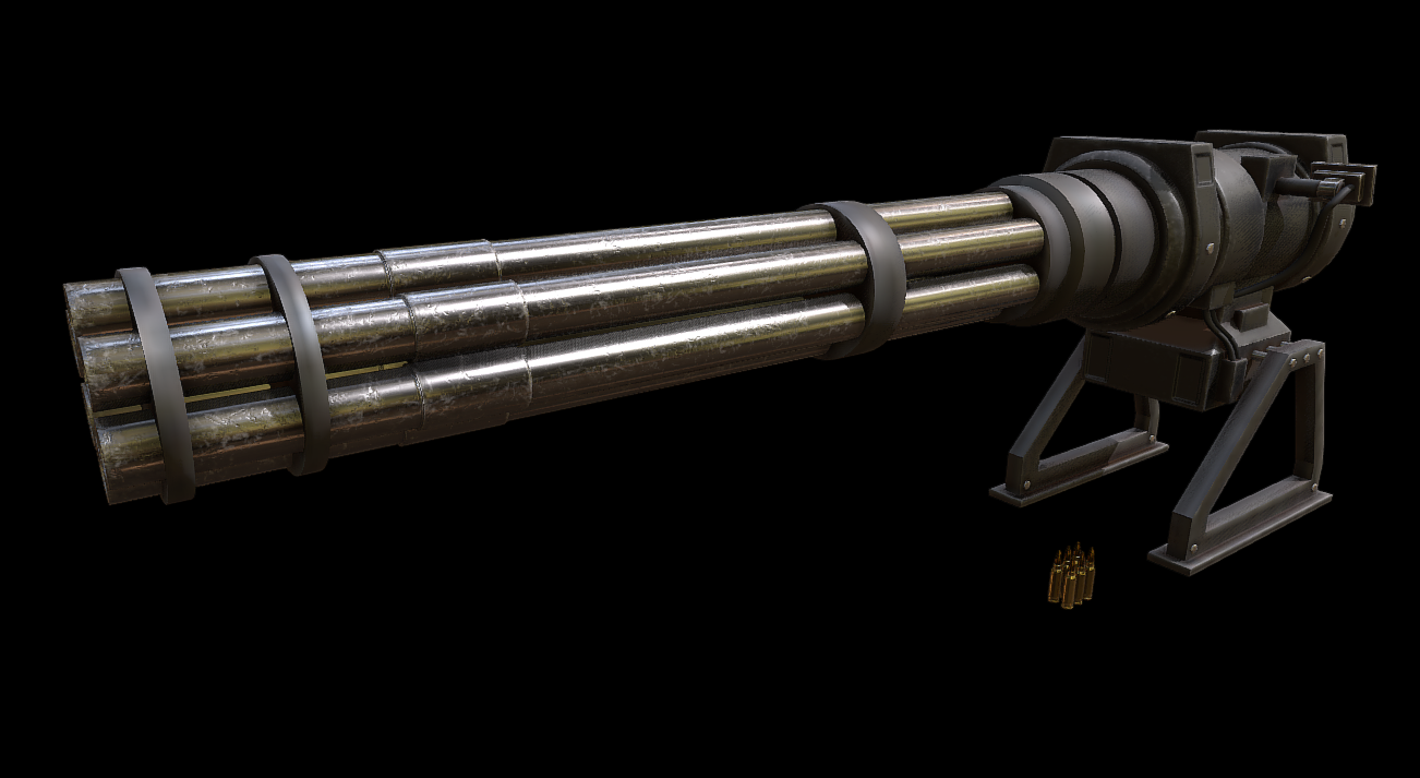 M125X Minigun 3d model