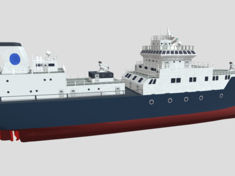 Ship UU 3d model