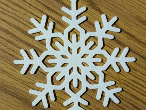 Snowflake Ornament Collection 3d model