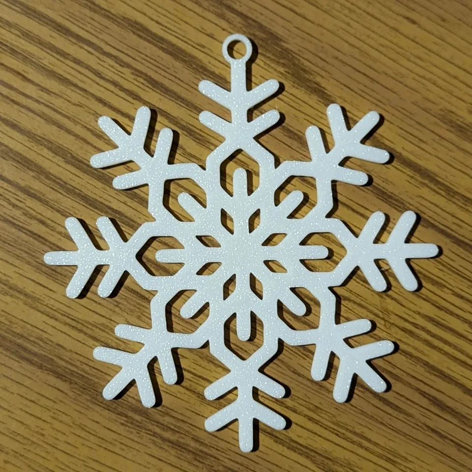 Snowflake Ornament Collection 3d model