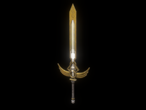 The Unparalleled Holy Sword 3d model