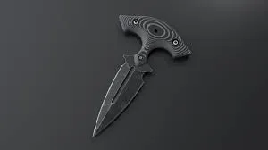push knife dagger 3d model
