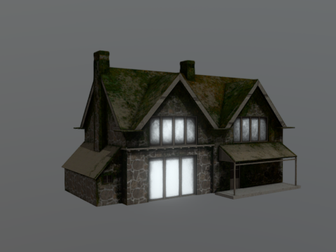 village house 3d model