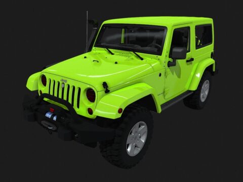 2010 - Jeep Wrangler Rubicon 3d model
