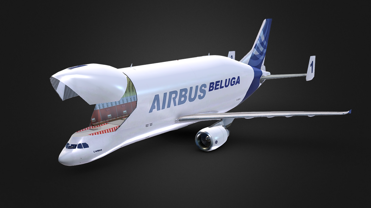 Airbus Beluga 3d model
