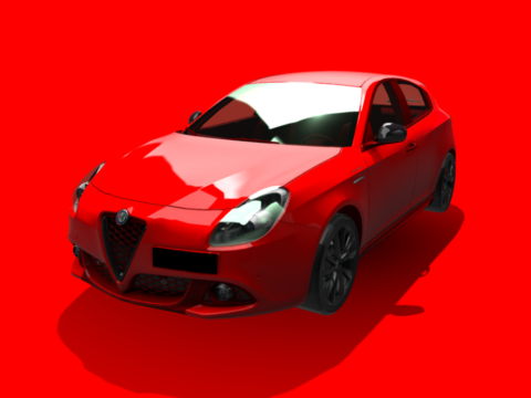 Alfa Romeo Giulietta 3d model