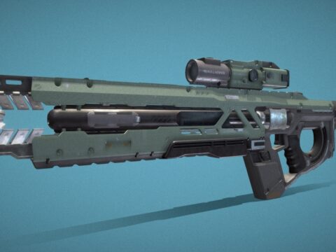 Arrowhead Sniper Rifle 3d model