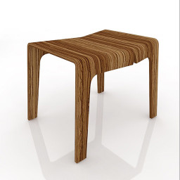 Break Stool by Nathan Yong - Ligne Roset Chair 3d model