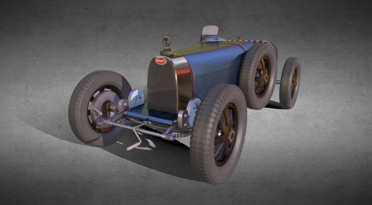 Bugatti Type 35 1927 3d model